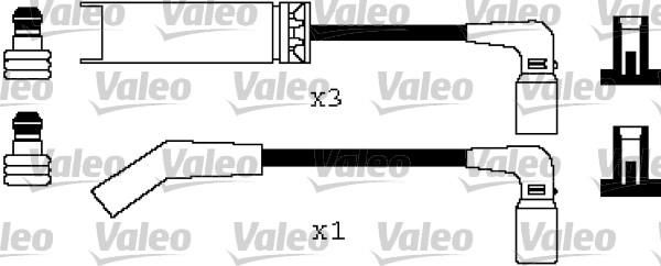 VALEO 346355 Kit cavi accensione-Kit cavi accensione-Ricambi Euro