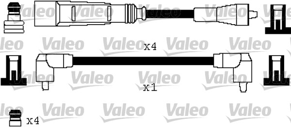 VALEO 346333 Kit cavi accensione-Kit cavi accensione-Ricambi Euro