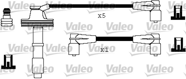 VALEO 346327 Kit cavi accensione-Kit cavi accensione-Ricambi Euro