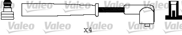 VALEO 346324 Kit cavi accensione-Kit cavi accensione-Ricambi Euro