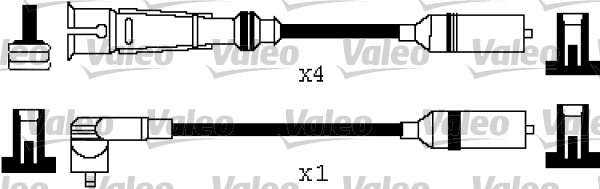 VALEO 346320 Kit cavi accensione-Kit cavi accensione-Ricambi Euro