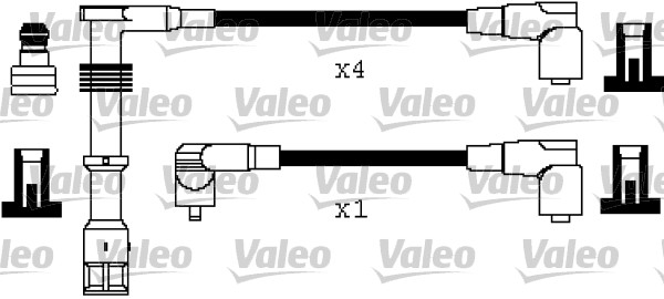 VALEO 346319 Kit cavi accensione-Kit cavi accensione-Ricambi Euro