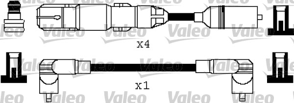 VALEO 346318 Kit cavi accensione