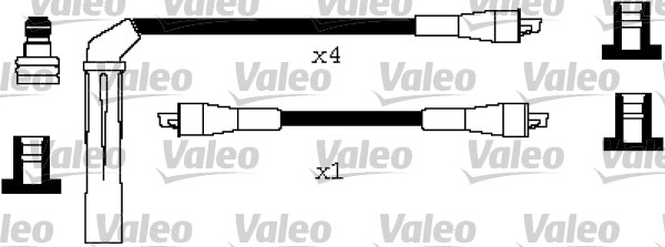 VALEO 346310 Kit cavi accensione-Kit cavi accensione-Ricambi Euro