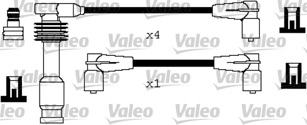 VALEO 346300 Kit cavi accensione