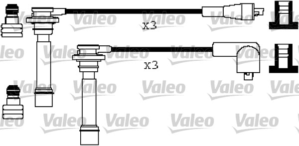 VALEO 346275 Kit cavi accensione