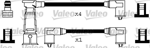 VALEO 346265 Kit cavi accensione