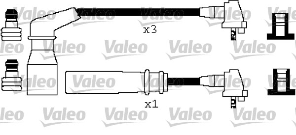 VALEO 346263 Kit cavi accensione-Kit cavi accensione-Ricambi Euro