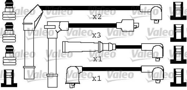 VALEO 346253 Kit cavi...