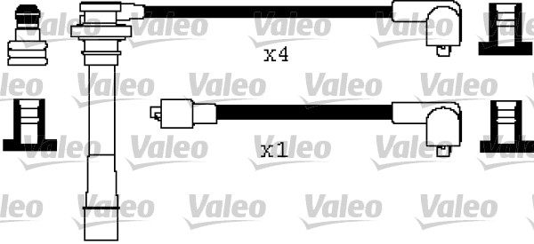 VALEO 346250 Kit cavi accensione-Kit cavi accensione-Ricambi Euro