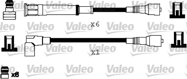 VALEO 346235 Kit cavi accensione