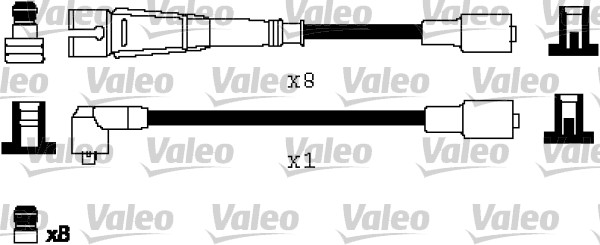 VALEO 346230 Kit cavi accensione-Kit cavi accensione-Ricambi Euro