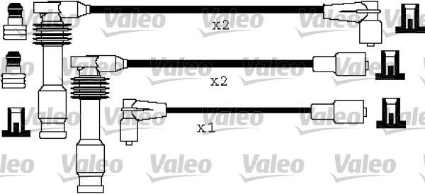 VALEO 346194 Kit cavi accensione