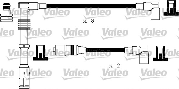 VALEO 346181 Kit cavi accensione-Kit cavi accensione-Ricambi Euro