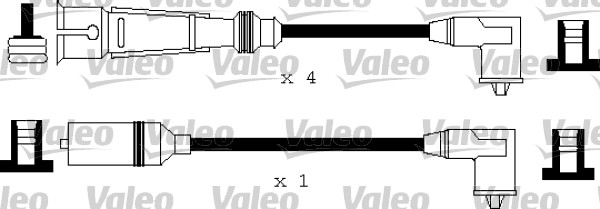 VALEO 346176 Kit cavi accensione-Kit cavi accensione-Ricambi Euro