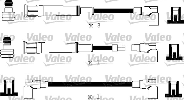 VALEO 346173 Kit cavi accensione