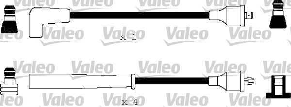 VALEO 346168 Kit cavi accensione-Kit cavi accensione-Ricambi Euro