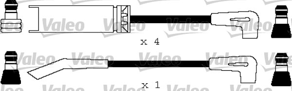 VALEO 346161 Kit cavi accensione