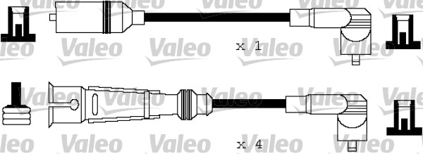 VALEO 346120 Kit cavi accensione-Kit cavi accensione-Ricambi Euro