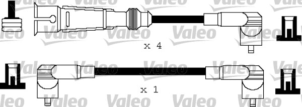 VALEO 346119 Kit cavi accensione-Kit cavi accensione-Ricambi Euro