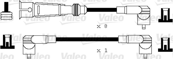 VALEO 346105 Kit cavi accensione