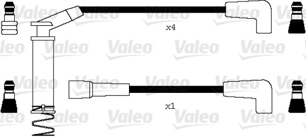 VALEO 346096 Kit cavi accensione-Kit cavi accensione-Ricambi Euro