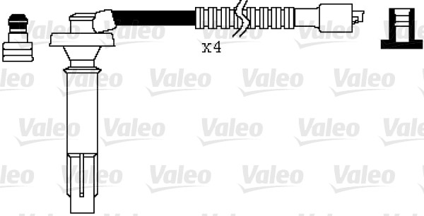 VALEO 346082 Kit cavi accensione-Kit cavi accensione-Ricambi Euro