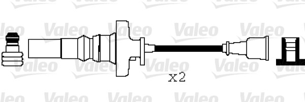 VALEO 346080 Kit cavi accensione-Kit cavi accensione-Ricambi Euro