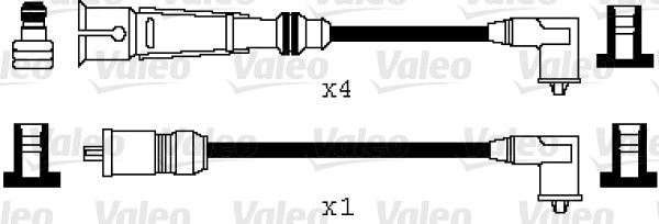 VALEO 346072 Kit cavi accensione-Kit cavi accensione-Ricambi Euro