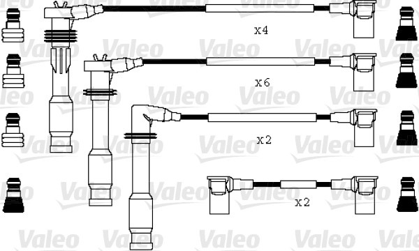 VALEO 346045 Kit cavi accensione