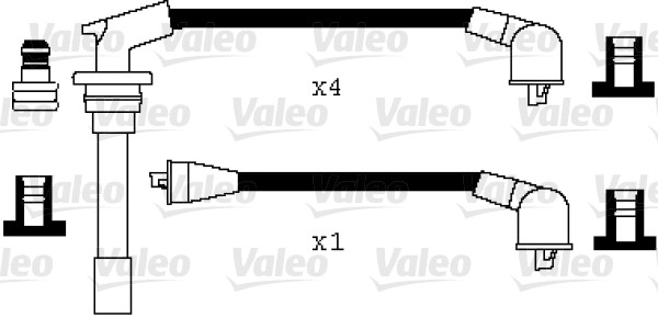 VALEO 346022 Kit cavi accensione-Kit cavi accensione-Ricambi Euro