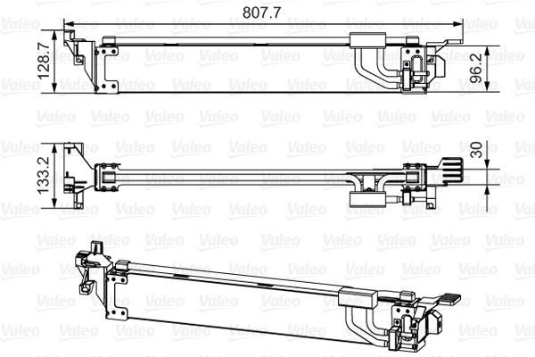 VALEO 818248 Radiatore olio, Olio motore