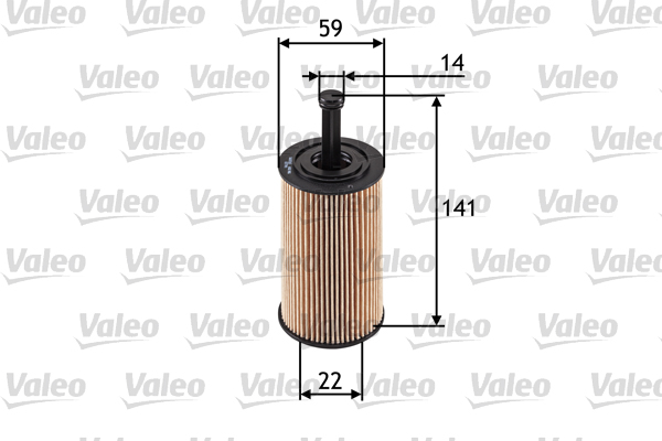 VALEO 586509 Olejový filtr