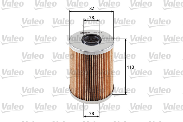 VALEO 586535 Olejový filtr