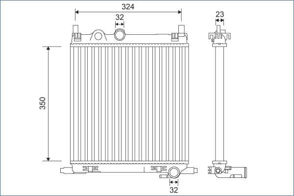 VALEO 701128 Ψυγείο, ψύξη...