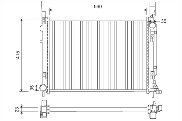 VALEO 701157 Ψυγείο, ψύξη...