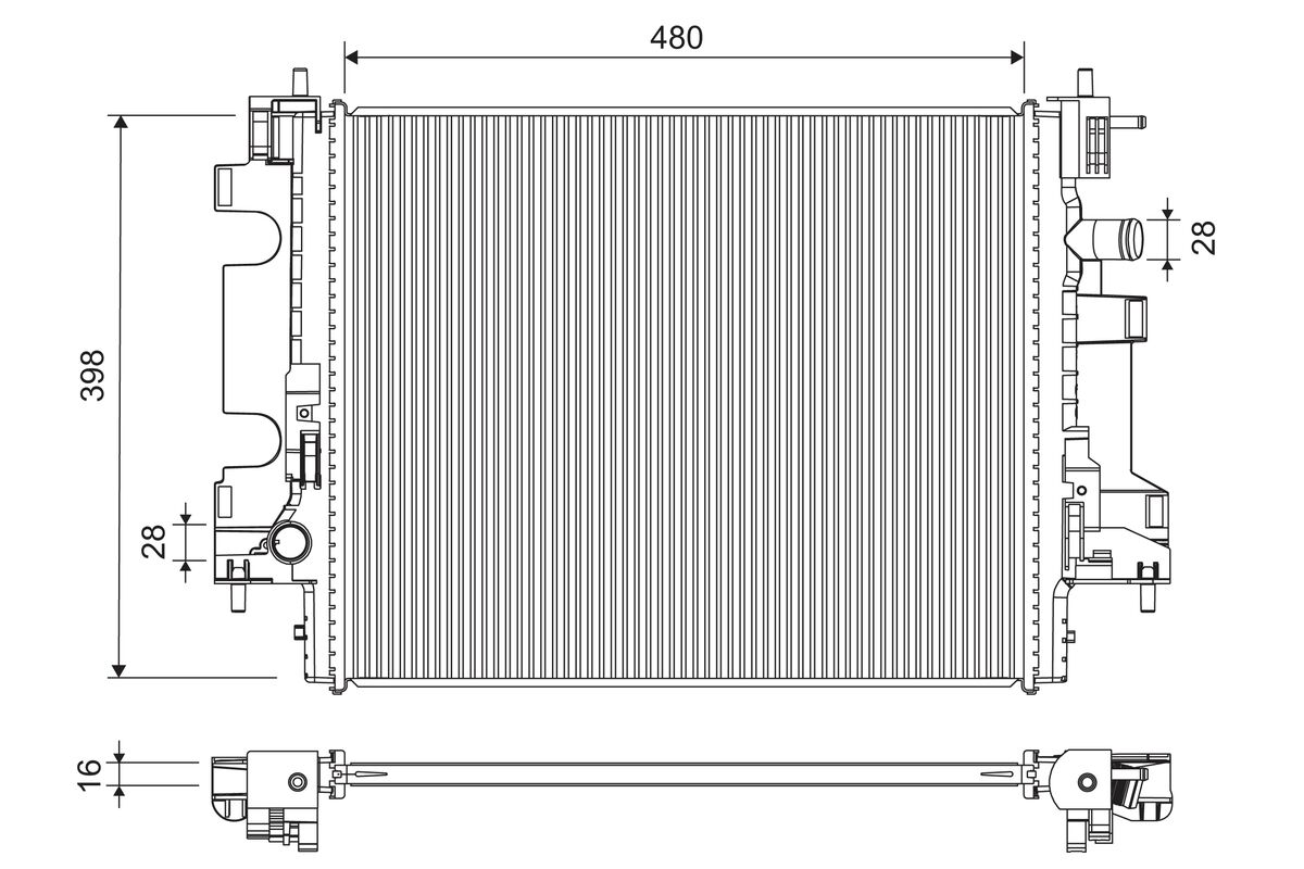 VALEO 701194 Ψυγείο, ψύξη...