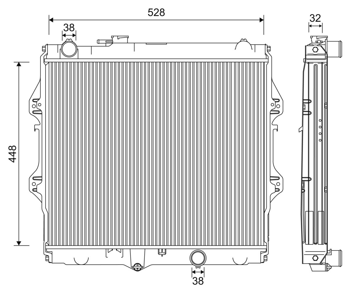 VALEO 701212 Ψυγείο, ψύξη...