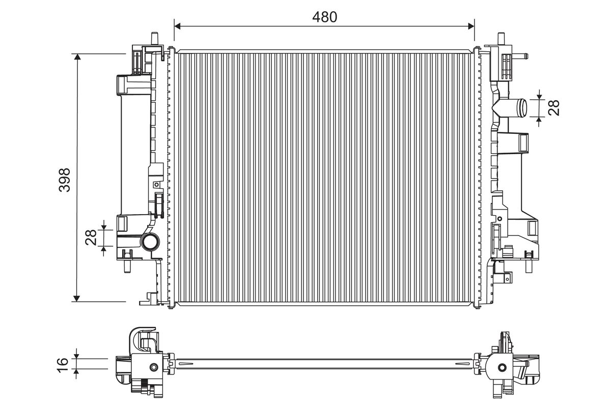 VALEO 701288 Ψυγείο, ψύξη...