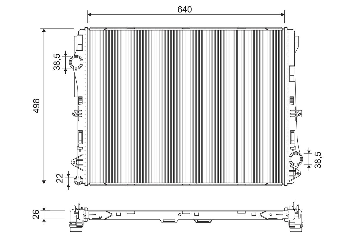 VALEO 701314 Ψυγείο, ψύξη...