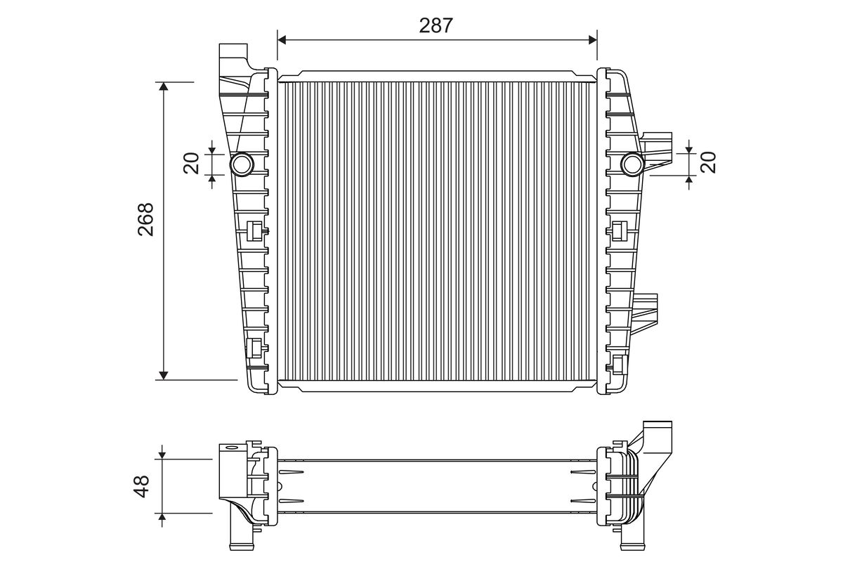 VALEO 701322 Ψυγείο, ψύξη...