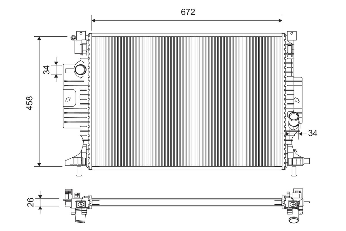 VALEO 701364 Ψυγείο, ψύξη...