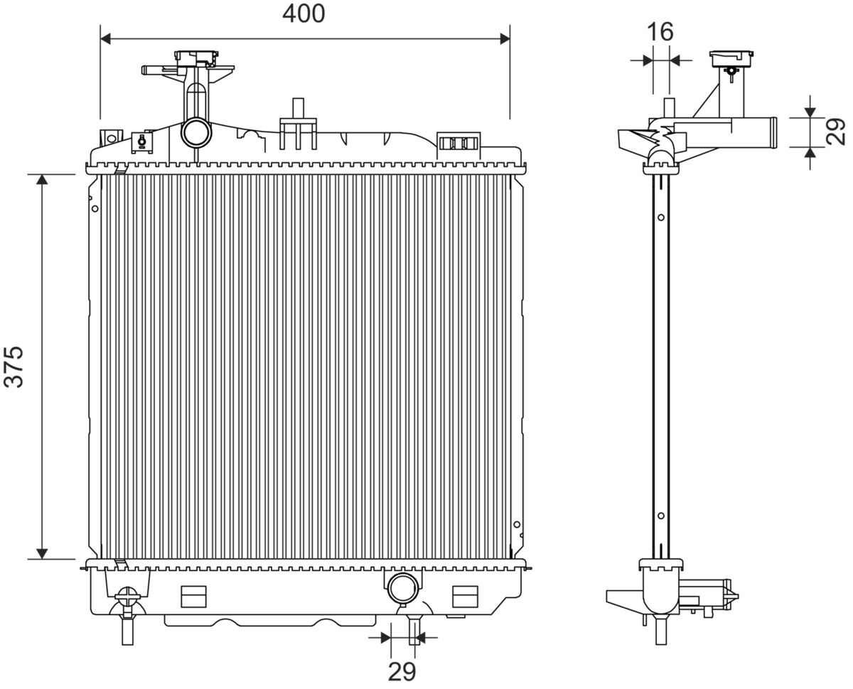 VALEO 701367 Ψυγείο, ψύξη...