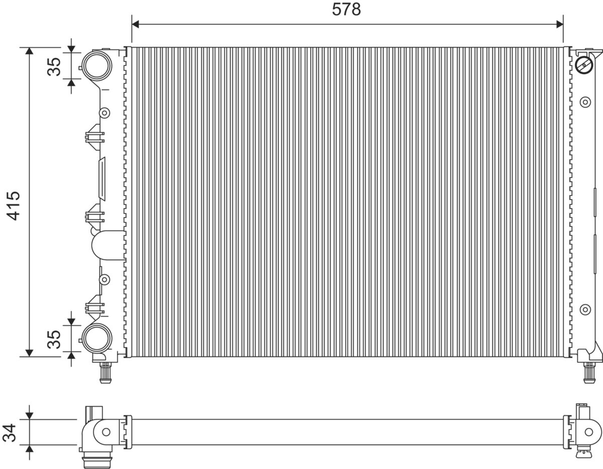 VALEO 701380 Ψυγείο, ψύξη...