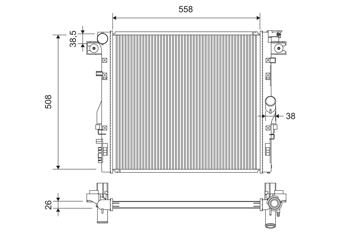 VALEO 701417 Ψυγείο, ψύξη...