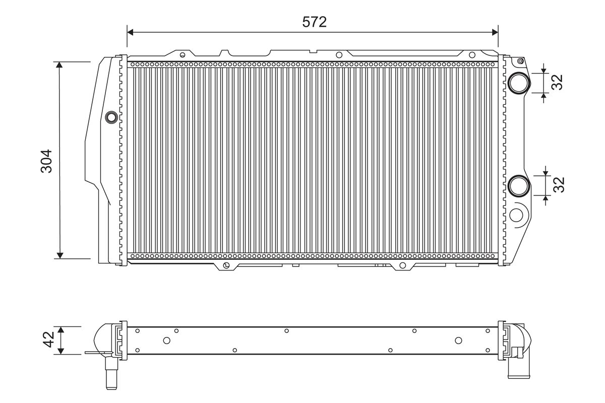 VALEO 819426 Kylare, motorkylning