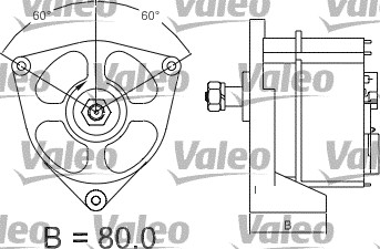 VALEO 436578 Alternatore