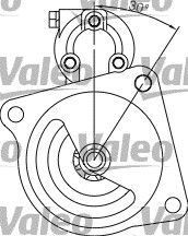 VALEO 455518 Motorino d'avviamento