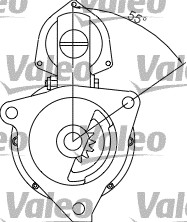 VALEO 455733 Motorino d'avviamento