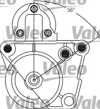 VALEO 458274 Motorino...